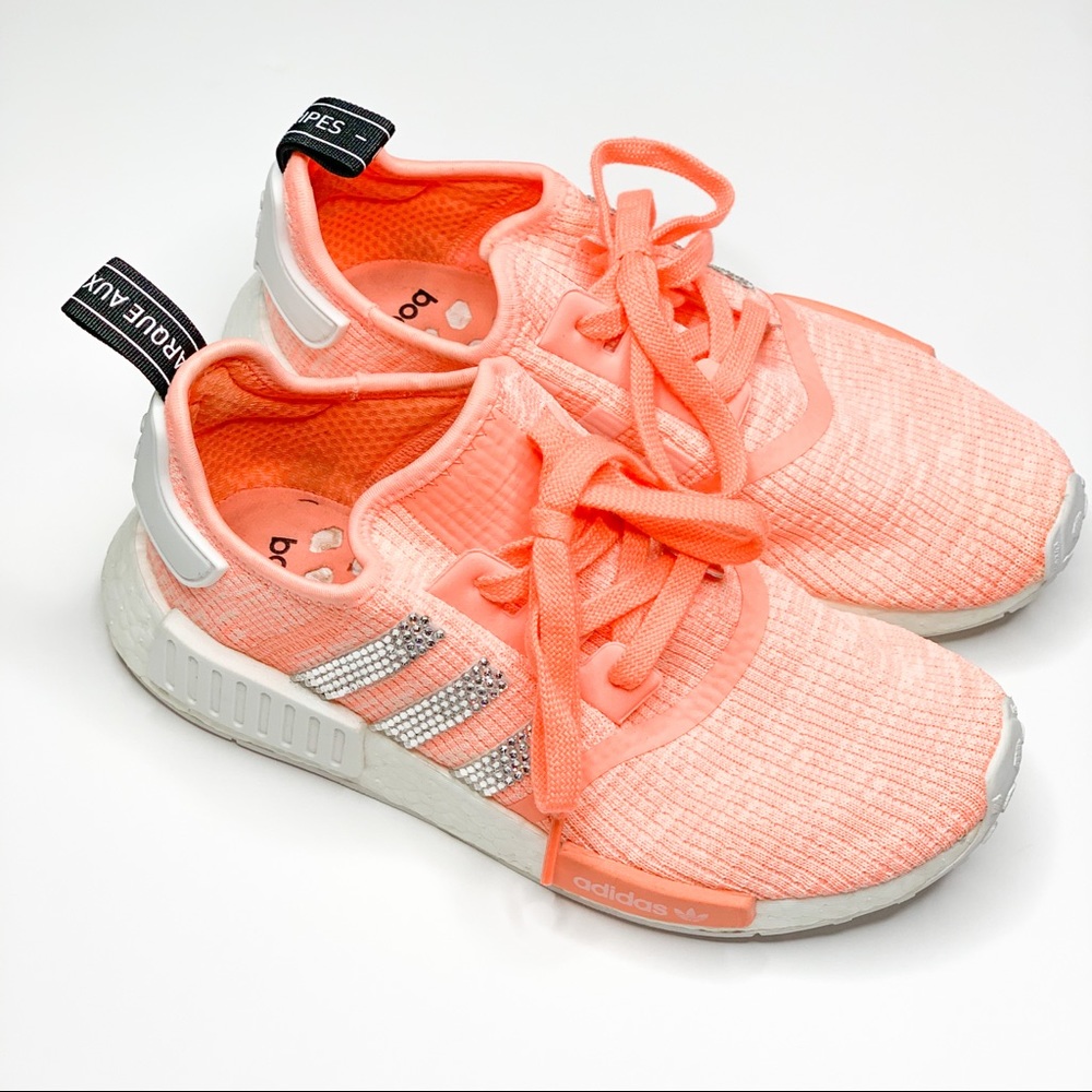 Adidas NMD R1 Sunglow Custom Swarovski Crystal
